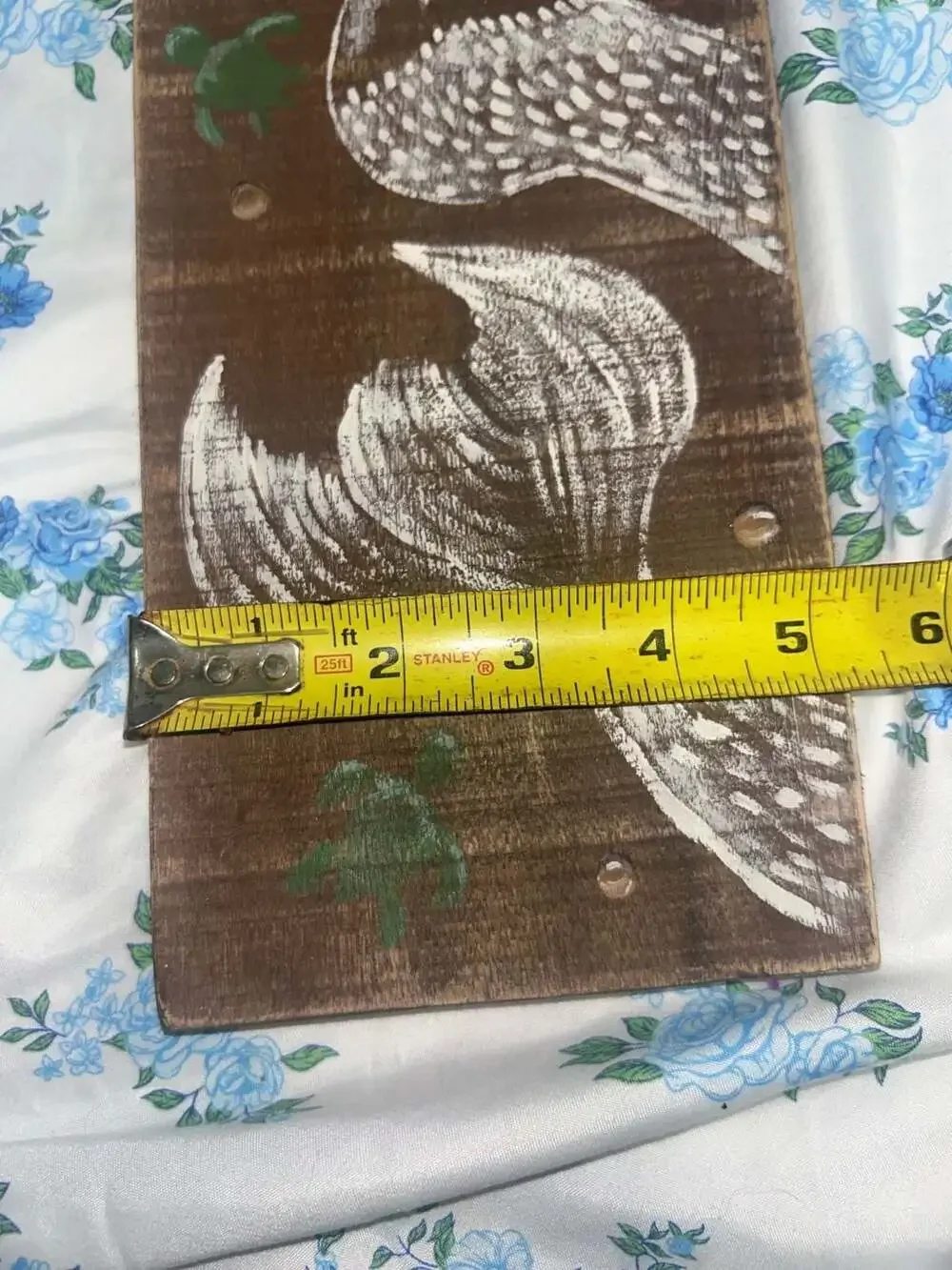 Hand Painted Mermaid Coastal Theme Wood Wall Art Plaque Set